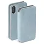 Krusell Broby 4 Card SlimWallet folio dėklas iPhone XS Max, mėlynas