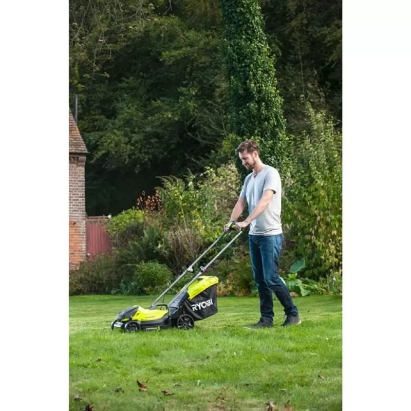 Ryobi OLM1833B vejapjovė Stumiamoji vejapjovė Akumuliatorinė Juoda, Žalia