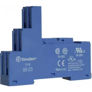 FINDER S.p.A. mėlynas kištukinis lizdas relei 40.31.41.31 95.03 (95.03)