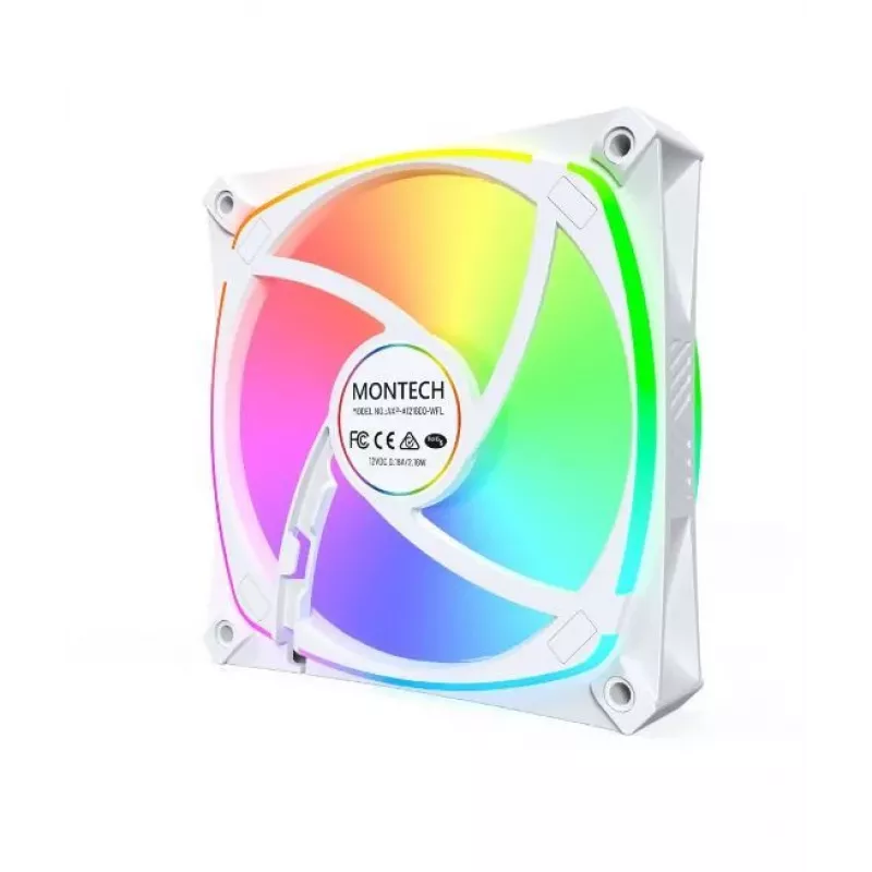 MONTECH AX120 PRO White 120mm ARGB korpuso ventiliatorius