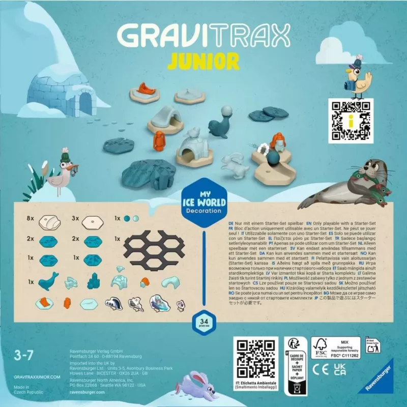 Stalo žaidimas Ravensburger GraviTrax Junior nuo 3 metų