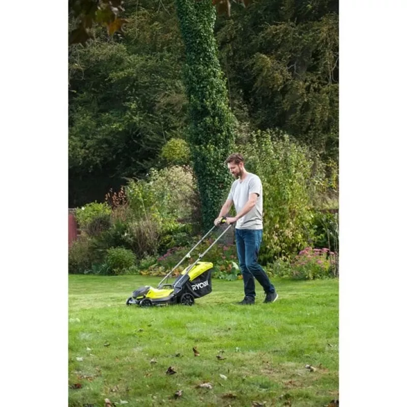 Ryobi OLM1833B vejapjovė Stumiamoji vejapjovė Akumuliatorinė Juoda, Žalia