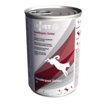 Trovet Hypoallergenic TPD drėgnas maistas šunims su kalakutiena, 400 g
