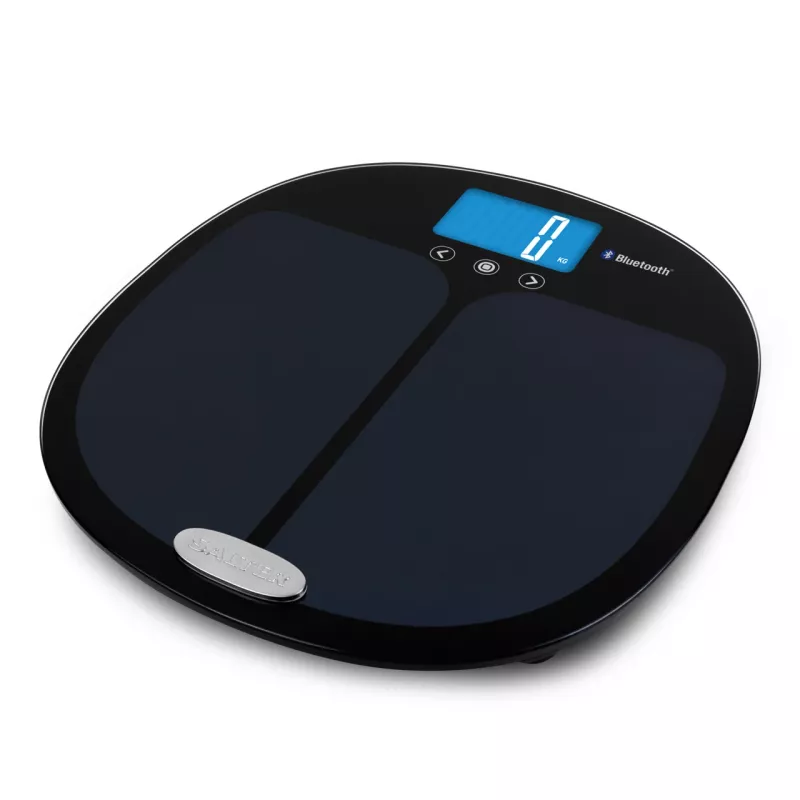 Sveikatos svarstyklės Salter 9192 BK3R Curve Bluetooth Smart Analyser