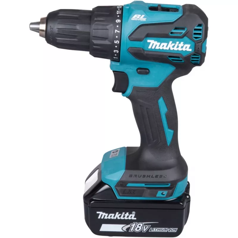 Belaidis smūginis gręžtuvas-suktuvas Makita DHP490Z, 18V (mėlynas/juodas, be akumuliatoriaus ir įkroviklio)
