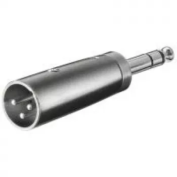 Wentronic Goobay XLR adapter - XLR kištukas (3 kontaktai) > Jack 6,35 mm kištukas (4 kontaktai, stereo) (27515)