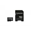 Flash atminties kortelė Transcend 64GB MicroSDXC Class 10 su adapteriu