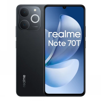 Išmanusis telefonas realme Note 70T 6,74 colio 128 GB juodas