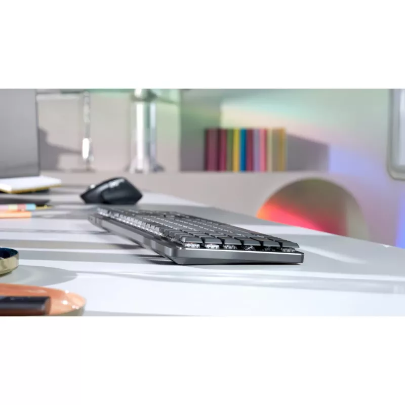 Logitech MX Mechanical belaidė apšviesta mechaninė klaviatūra