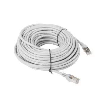 LANBERG tinklo laidas Cat5e U/UTP RJ-45 – RJ-45 20 m pilkas, 26 AWG, CCA laidininkas