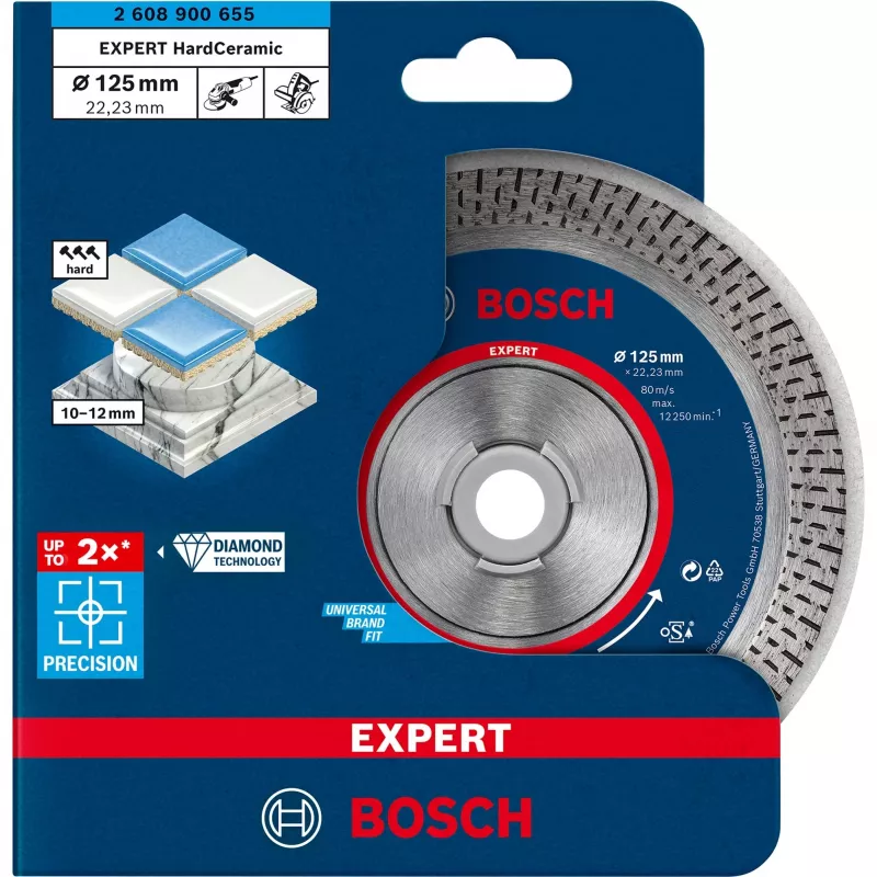 Bosch Expert HardCeramic pjūklo diskas keramikai 12,5 cm 1 vnt.