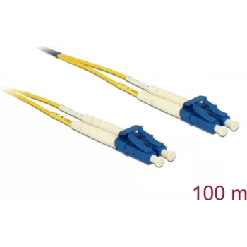 Delock LWL laidas LC Duplex į LC Duplex SingleMode OS2 100 m (80161)