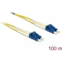 Delock LWL laidas LC Duplex į LC Duplex SingleMode OS2 100 m (80161)