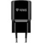 Sieninis USB-A įkroviklis YENKEE YAC 2013BK – 12W, 2,4A