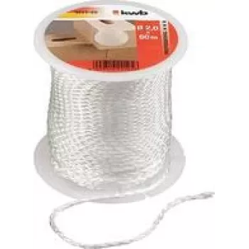 KWB 922125 Mūrinė virvė 2 mm balta 50 m