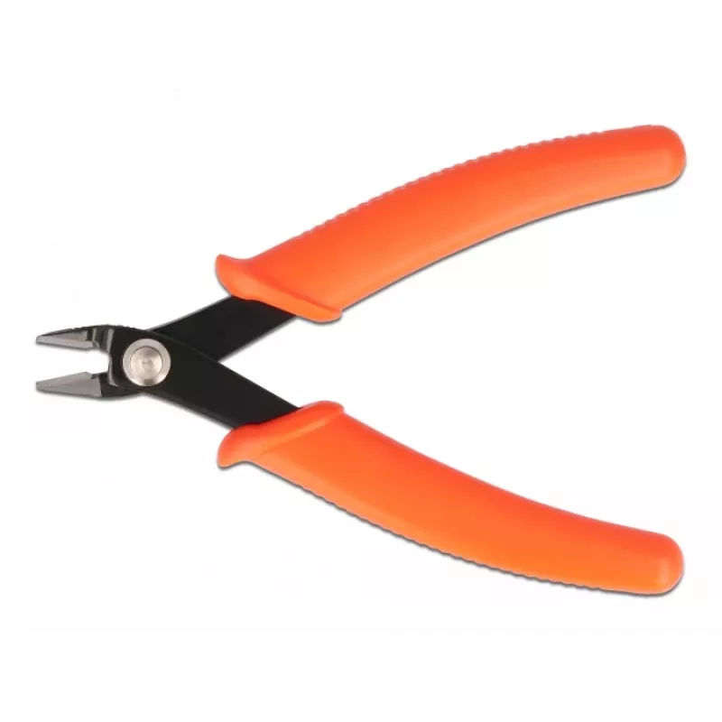 Įstrižinės replės DeLOCK šoniniai pjūklai oranžinė 12,7 cm
