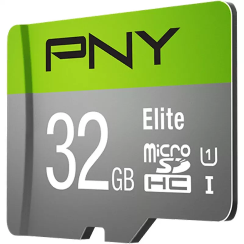 MicroSDHC kortelė PNY Elite 32GB Class 10 UHS-I P-SDU32GU185GW-GE