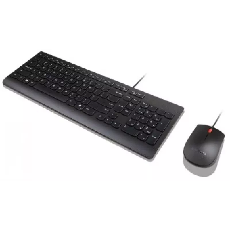 Belaidis klaviatūros ir pelės rinkinys Lenovo Essential 4X31R64445 – laidinė USB klaviatūra ir pelė
