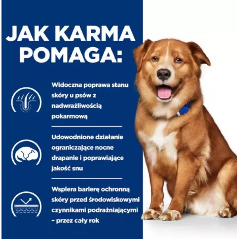 HILL'S Prescription Diet Derm Complete – sausas šunų ėdalas – 1,5 kg