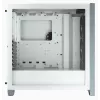 Korpusas Corsair iCUE 4000X RGB Midi Tower Baltas