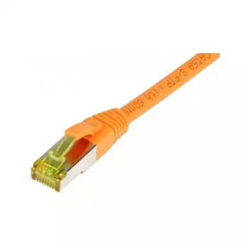 Pataisos laidas RJ45, CAT6A 500MHz, 0,15 m, oranžinis, S-STP (S/FTP), TPE/LSZH (Ultraflex), AWG26, su Cat.7 žaliava, Synergy 21 (S217684)