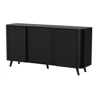 Cama VOLARE komoda 151 x 39 x 75 cm juodas
