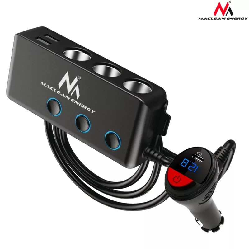 Automobilinis įkroviklis Maclean MCE218 mobiliesiems įrenginiams