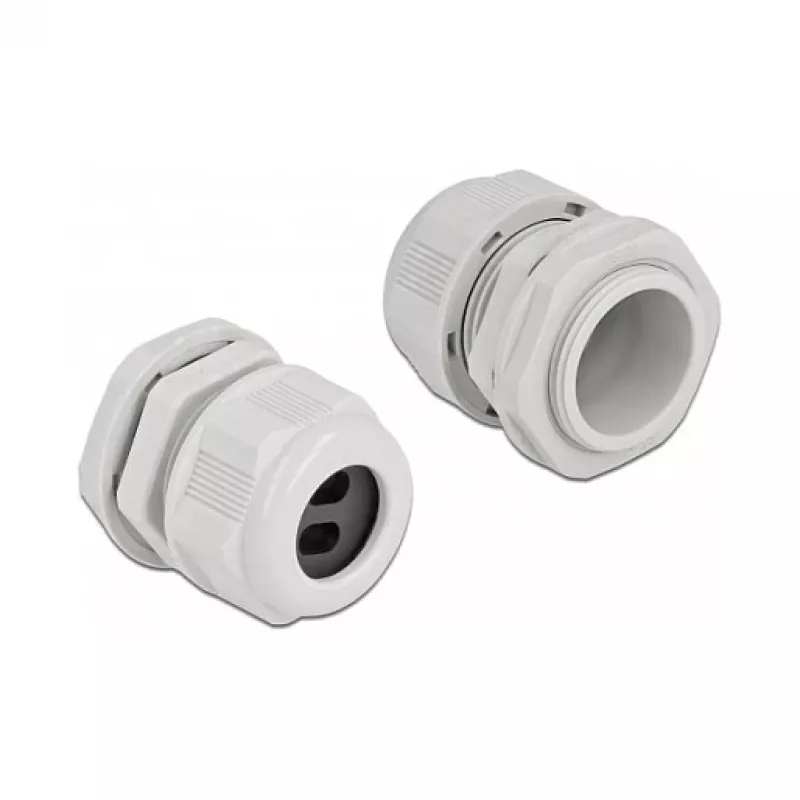 Kabelio įvadas DeLOCK 60392 pilkas plastikas 2 vnt.