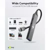 Goobay Slim 4 prievadų USB-Hub, USB-C™ į USB-C™/USB-A, USB 3.2 (74459)