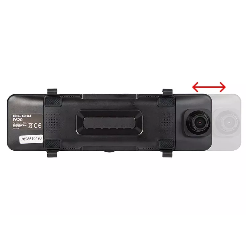 BLACKBOX DVR F620 automobilinis vaizdo registratorius su CarPlay, Android Auto ir galine kamera