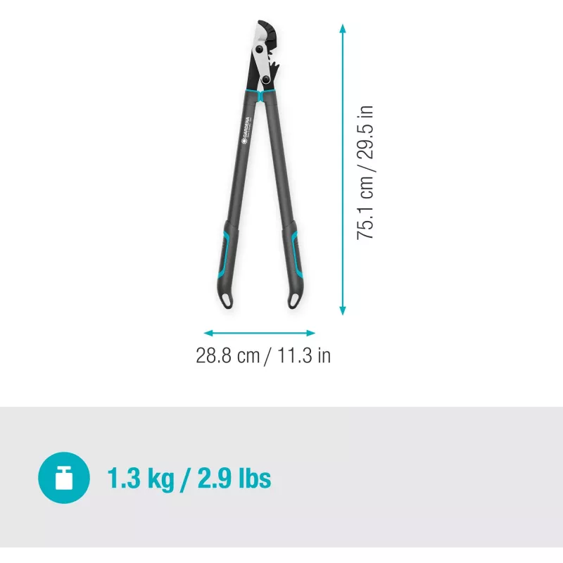 GARDENA EnergyCut genėjimo žirklės Bypass juoda žalia plienas 5 cm