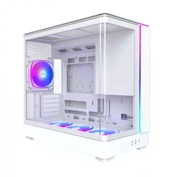PC korpusas Montech KING 15 PRO White – Micro ATX / Mini-ITX, Midi Tower