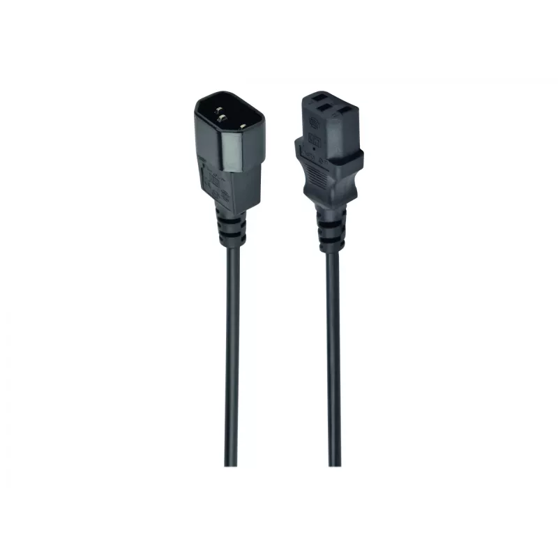Gembird PC-189 maitinimo laidas juodas C14 jungtis