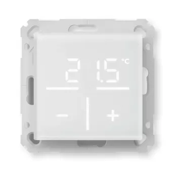Homematic IP 161458A0 skaitmeninis sieninis termostatas su stikliniu priekiu, baltas, 230 V, IP20