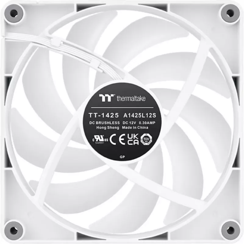 Thermaltake CT140 Reverse ARGB 140 mm baltas 2 vnt. komplektas