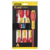 Stanley FATMAX 0-65-443 Izoliuotas plyšinių ir Pozi atsuktuvų rinkinys, 6 vnt.