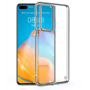 Apsauginis silikoninis dėklas Tellur Huawei P40, permatomas