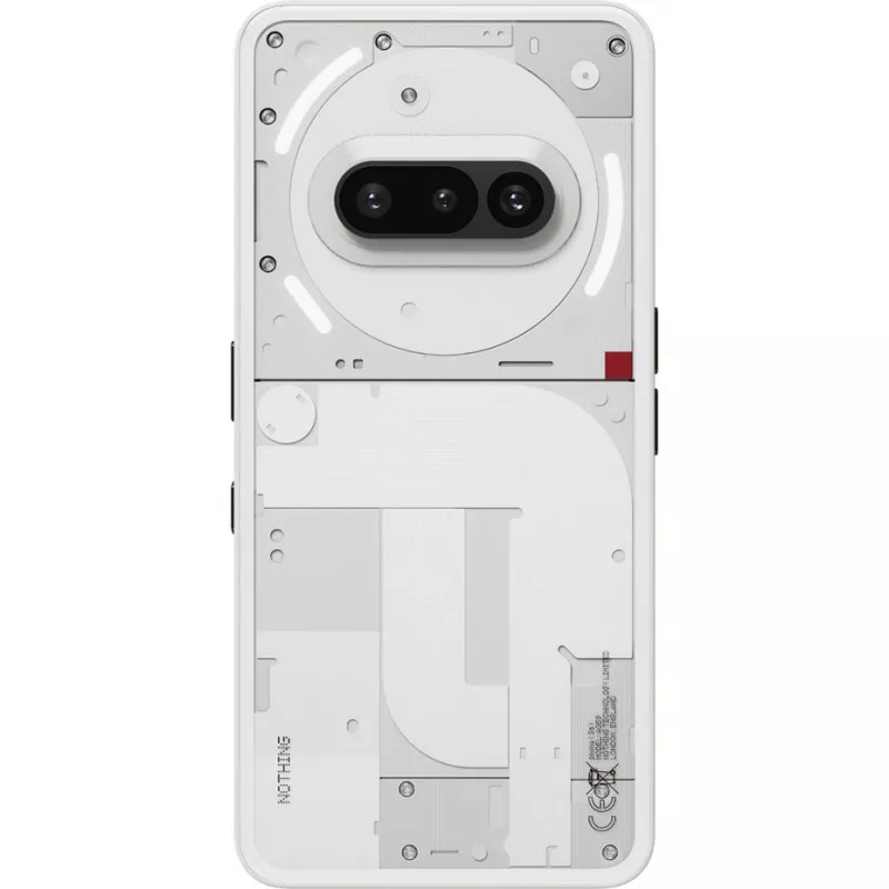 Nothing Phone (3a) 17.2 cm (6.77 inch) Dual SIM Android 15 5G USB Type-C 12 GB 256 GB 5000 mAh Baltas
