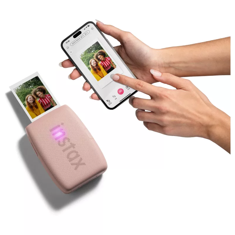 Nešiojamas momentinis spausdintuvas Fujifilm Instax Mini Link 3 rožinis Bluetooth