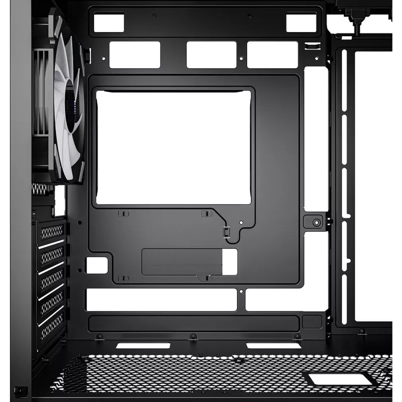 Sharkoon MK3 RGB Micro Tower korpusas juodas