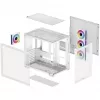 Kompiterio korpusas DeepCool CG530 4F WH Midi Tower Baltas