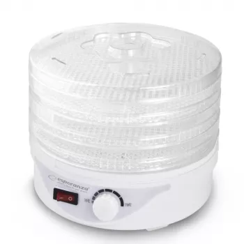 Džiovintuvas maistui Esperanza EKD003 skaidrus, baltas 250 W
