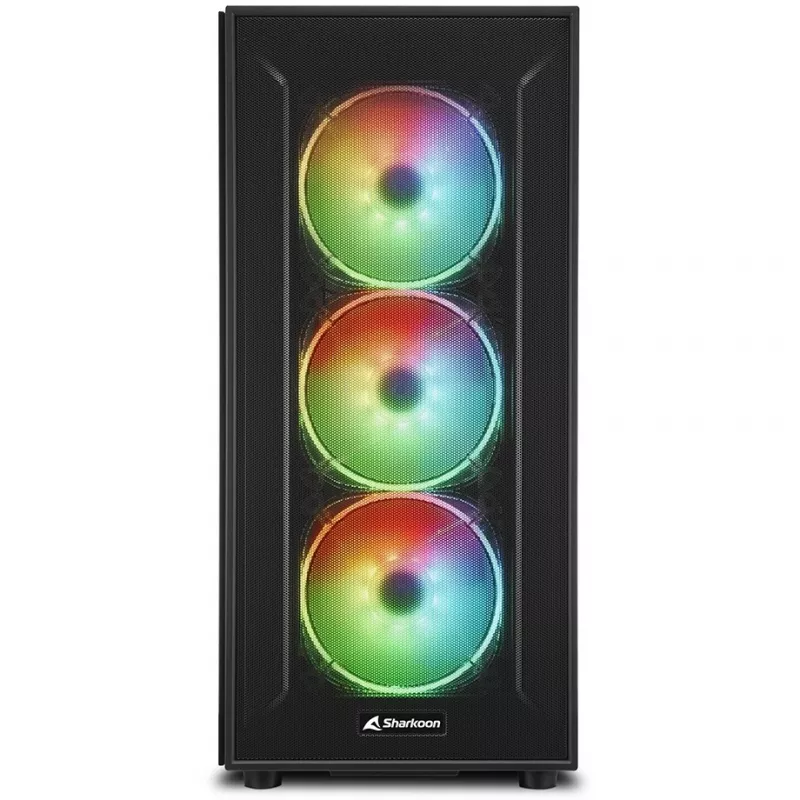 PC korpusas Sharkoon TG6M RGB Tower juodas