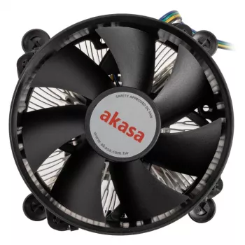 Radiatorius / šilumos šalintuvas Akasa AK-CC6603EP01 9,5 cm Aliuminis Juodas