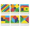 Edukacinis mozaikinis žaislas QUERCETTI Mosaici Pallino Coding Travel Version 1006 – nešiojamas pieštukų lentos rinkinys kodavimo pagrindams