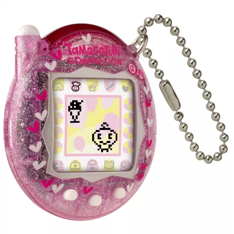 Nešiojamas skaitmeninis augintinis Bandai Tamagotchi Connection Pink Glitter