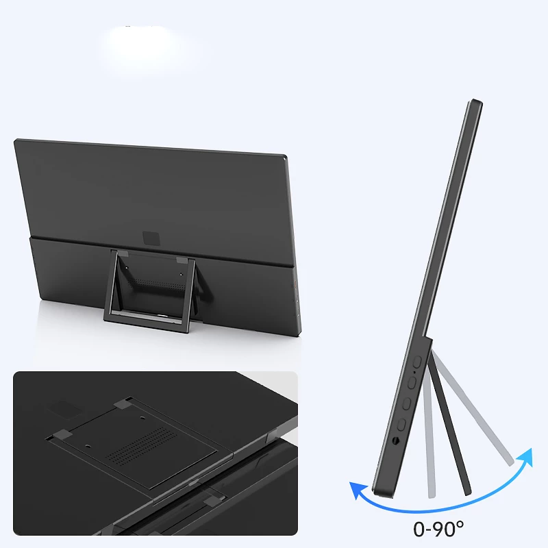 Nešiojamas monitorius nešiojamiesiems kompiuteriams, telefonams ir konsolėms Extralink Smart Life 14, USB-C/micro-HDMI