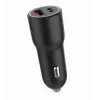 Automobilinis įkroviklis Gembird TA-UC-AC2PDQC38-CAR-01, USB-C, 38W, 12–24V, juodas