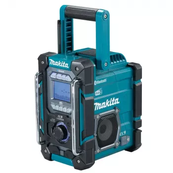 Nešiojamas radijas Makita DMR301 – DAB/DAB+/FM/AM, USB-A, 18 V Li-Ion, atsparus vandens purslams