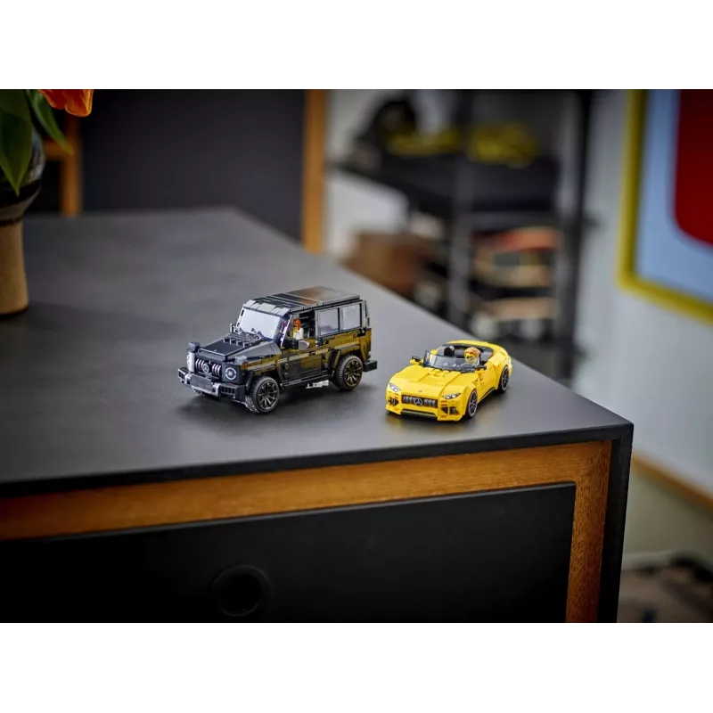 LEGO Speed Champions Mercedes-AMG G 63 ir Mercedes-AMG SL 63 76924, įvairiaspalvis